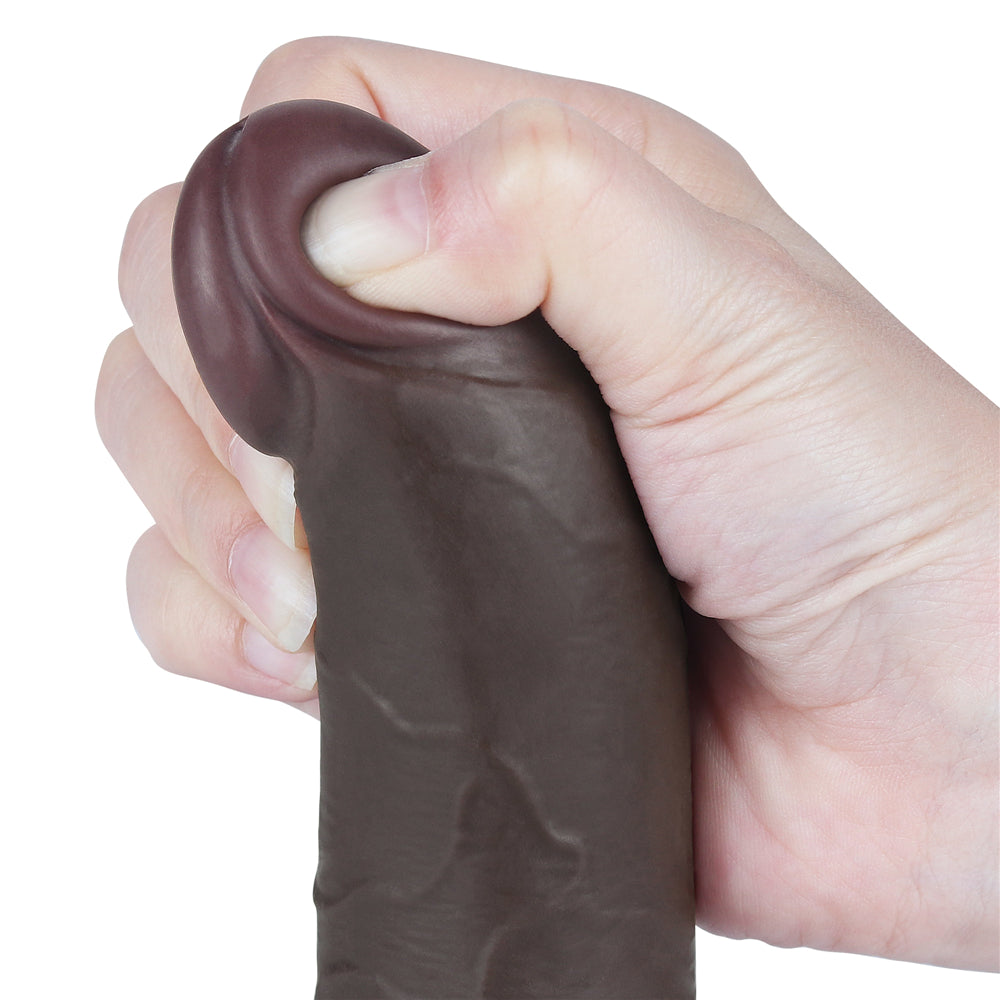 Lovetoy Sliding Skin Dual Layer Dildo 7.5 inch