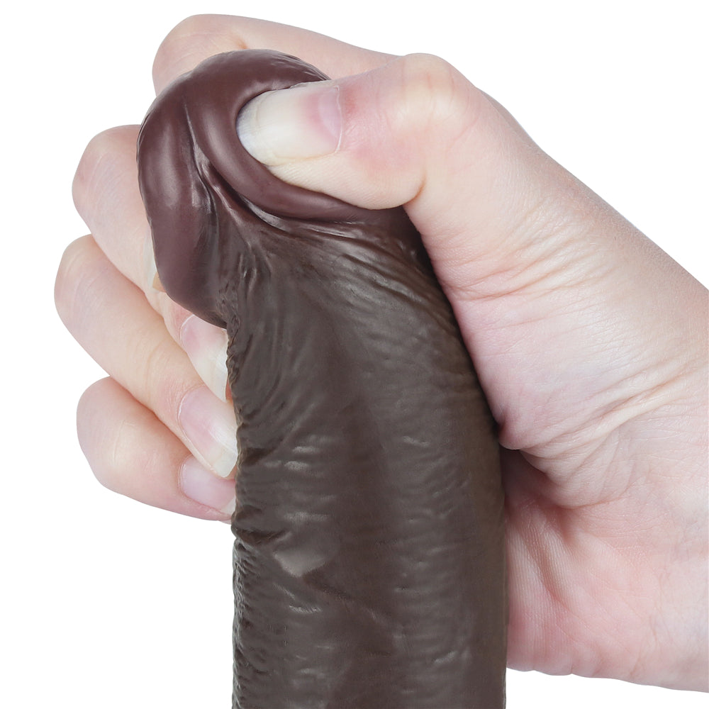 Lovetoy Sliding Skin Dual Layer Dildo 7.5 inch