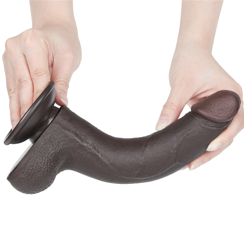 Lovetoy Sliding Skin Dual Layer Dildo 8.5 inch