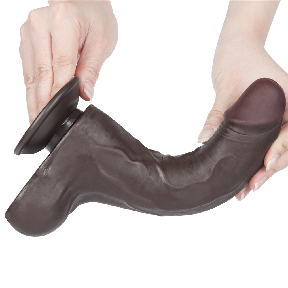 Lovetoy Sliding Skin Dual Layer Dildo 8.5 inch