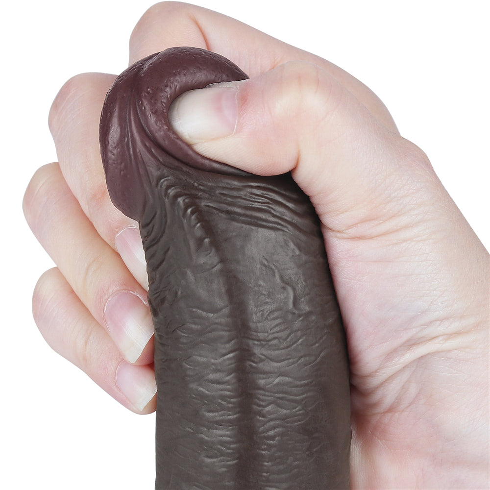 Lovetoy Sliding Skin Dual Layer Dildo 9 inch