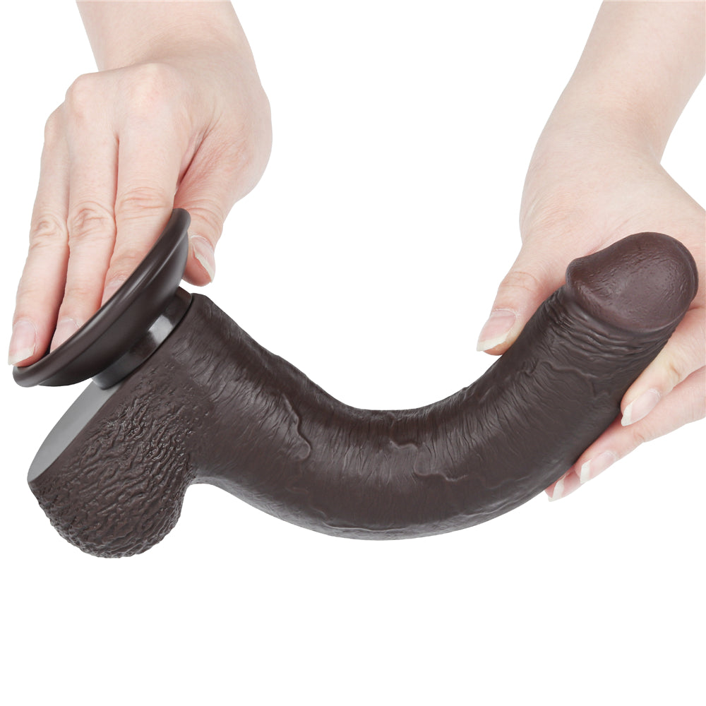 Lovetoy Sliding Skin Dual Layer Dildo 9 inch