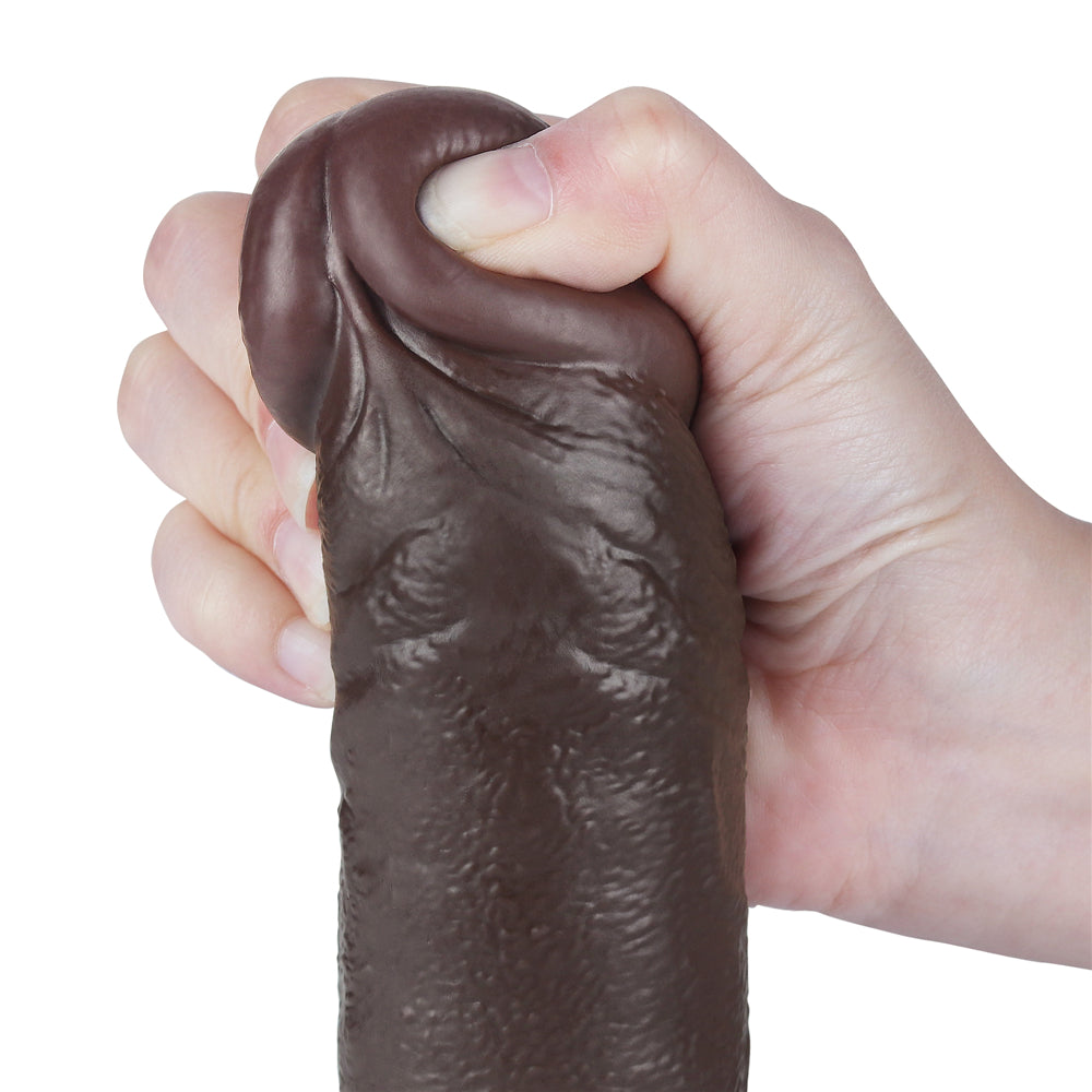 Lovetoy Sliding Skin Dual Layer Dildo 9.5 inch