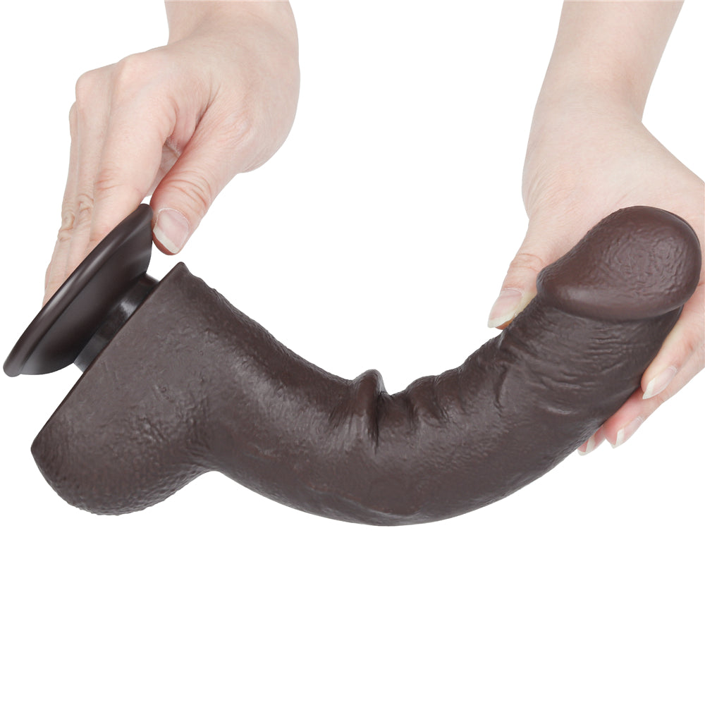 Lovetoy Sliding Skin Dual Layer Dildo 9.5 inch