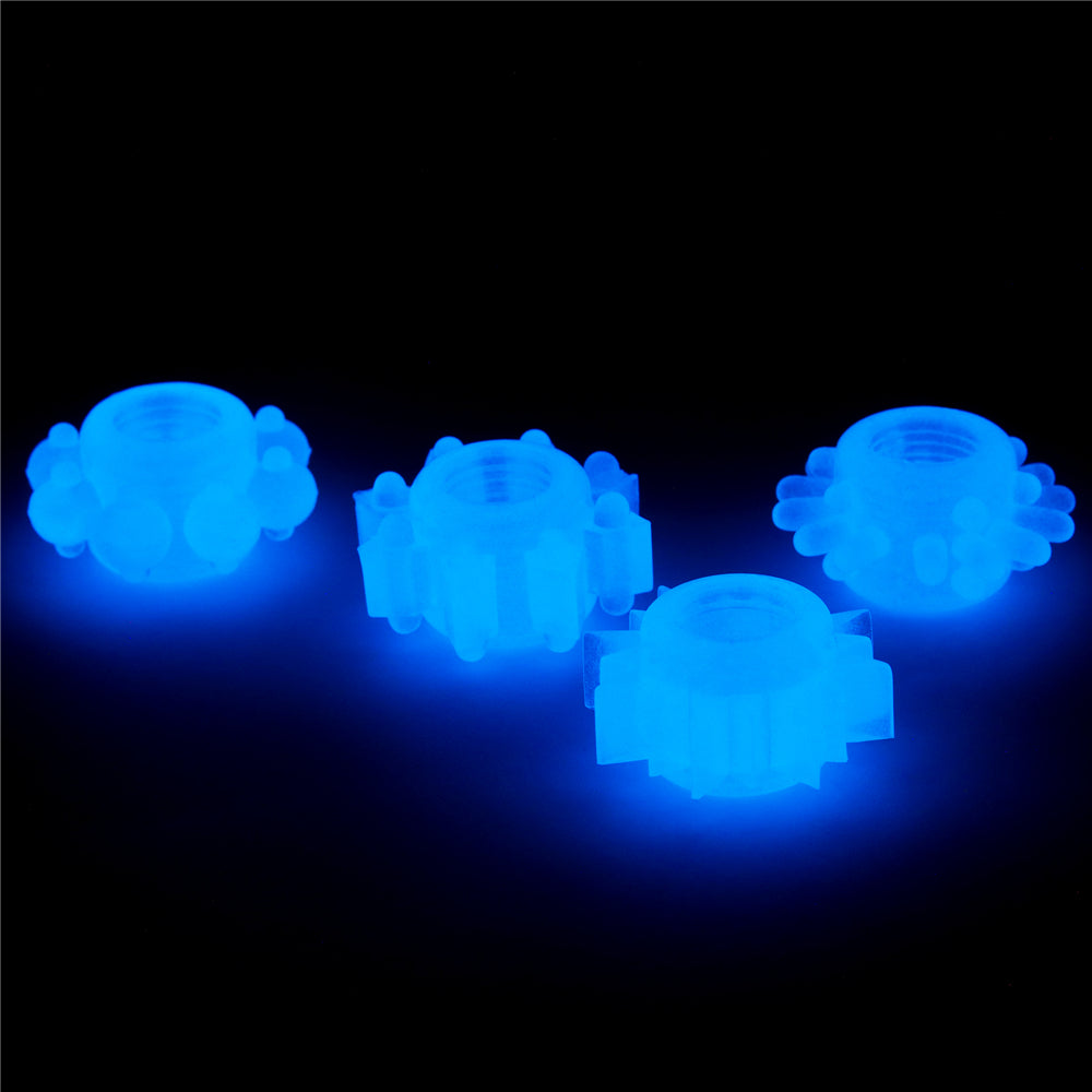 Lovetoy Lumino Play Penis Ring Set (4 Piece)