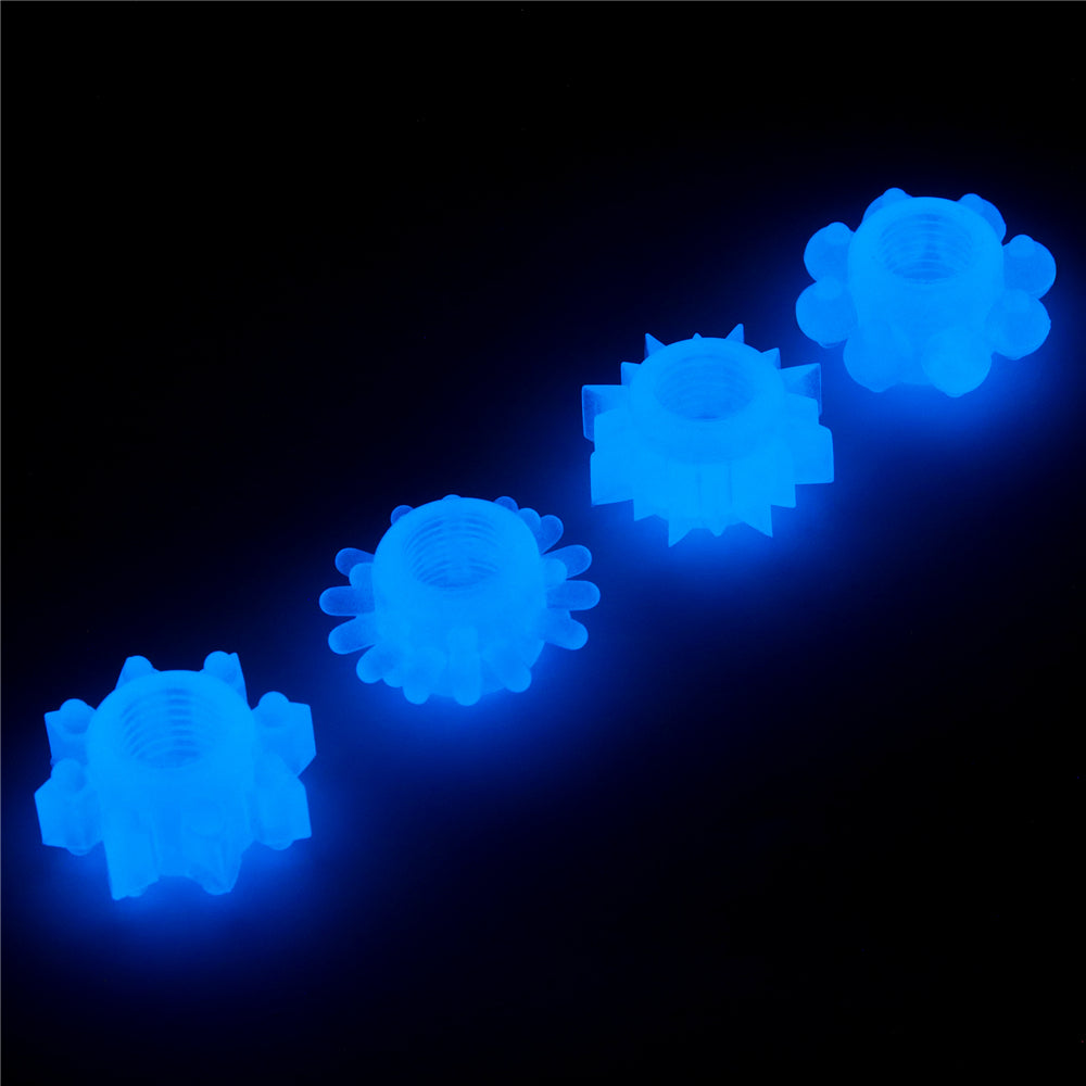 Lovetoy Lumino Play Penis Ring Set (4 Piece)