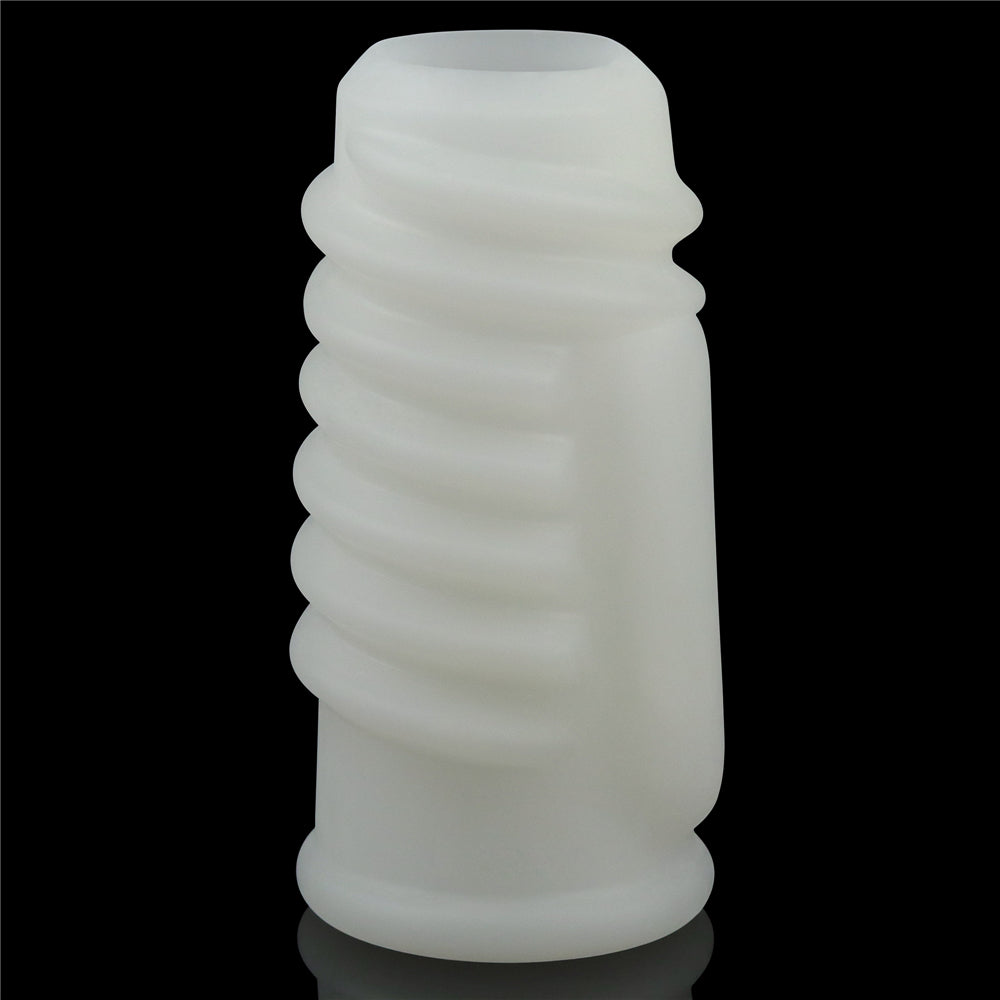 Lovetoy Spiral Knights Open Ended Vibrating Penis Sleeve