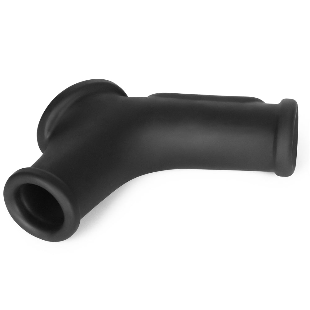 Lovetoy Vibrating Silk Knights Ring with Scrotum Sleeve