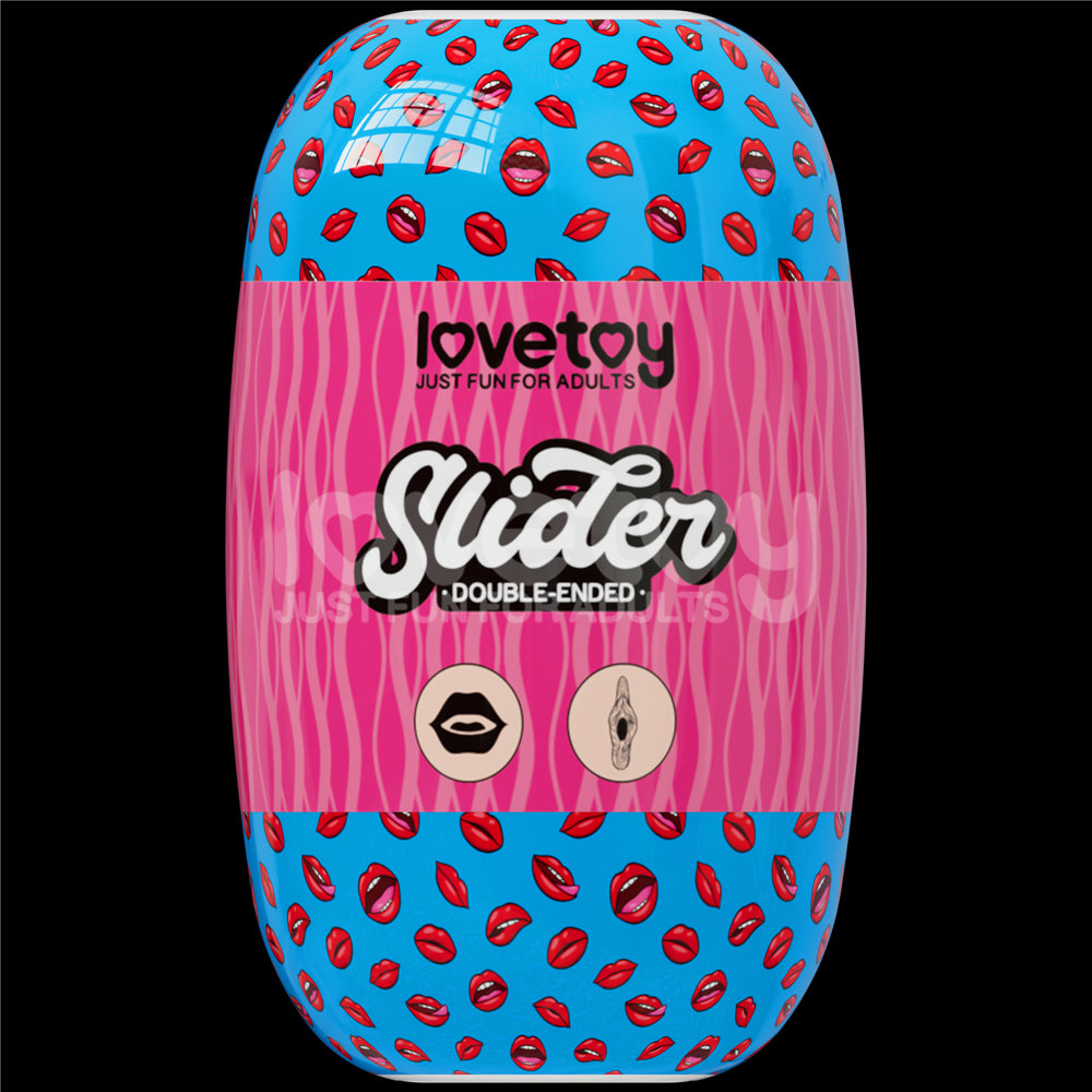 Lovetoy Slider Double-Ended Masturbator Mouth and Vagina