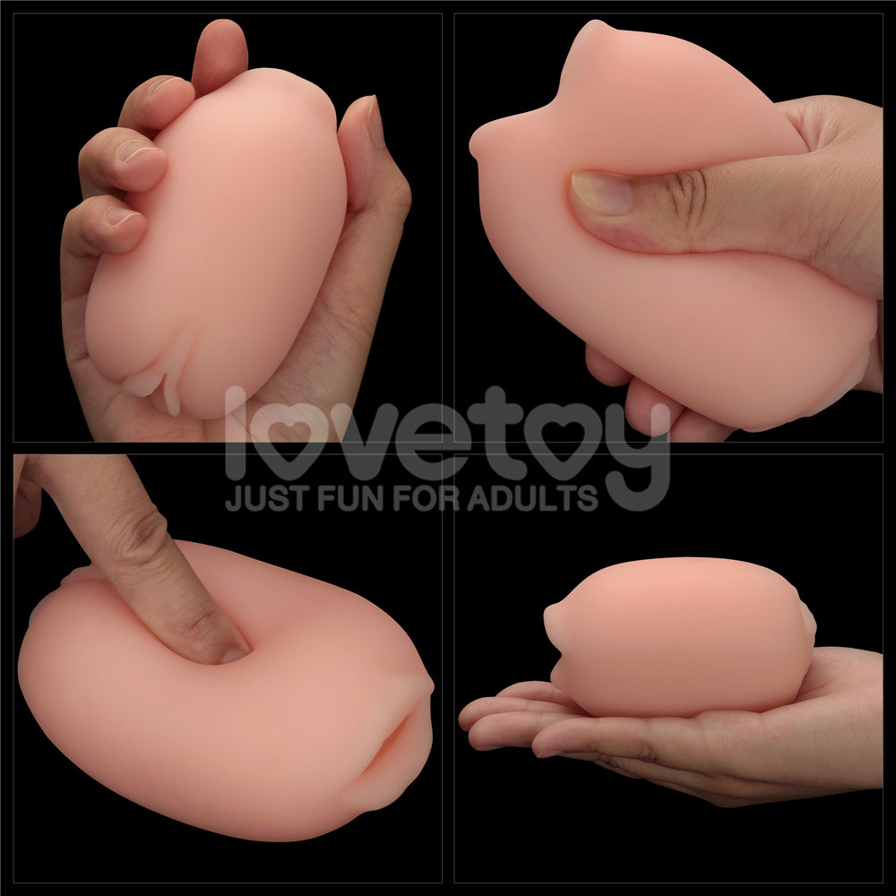 Lovetoy Slider Double-Ended Masturbator Mouth and Vagina
