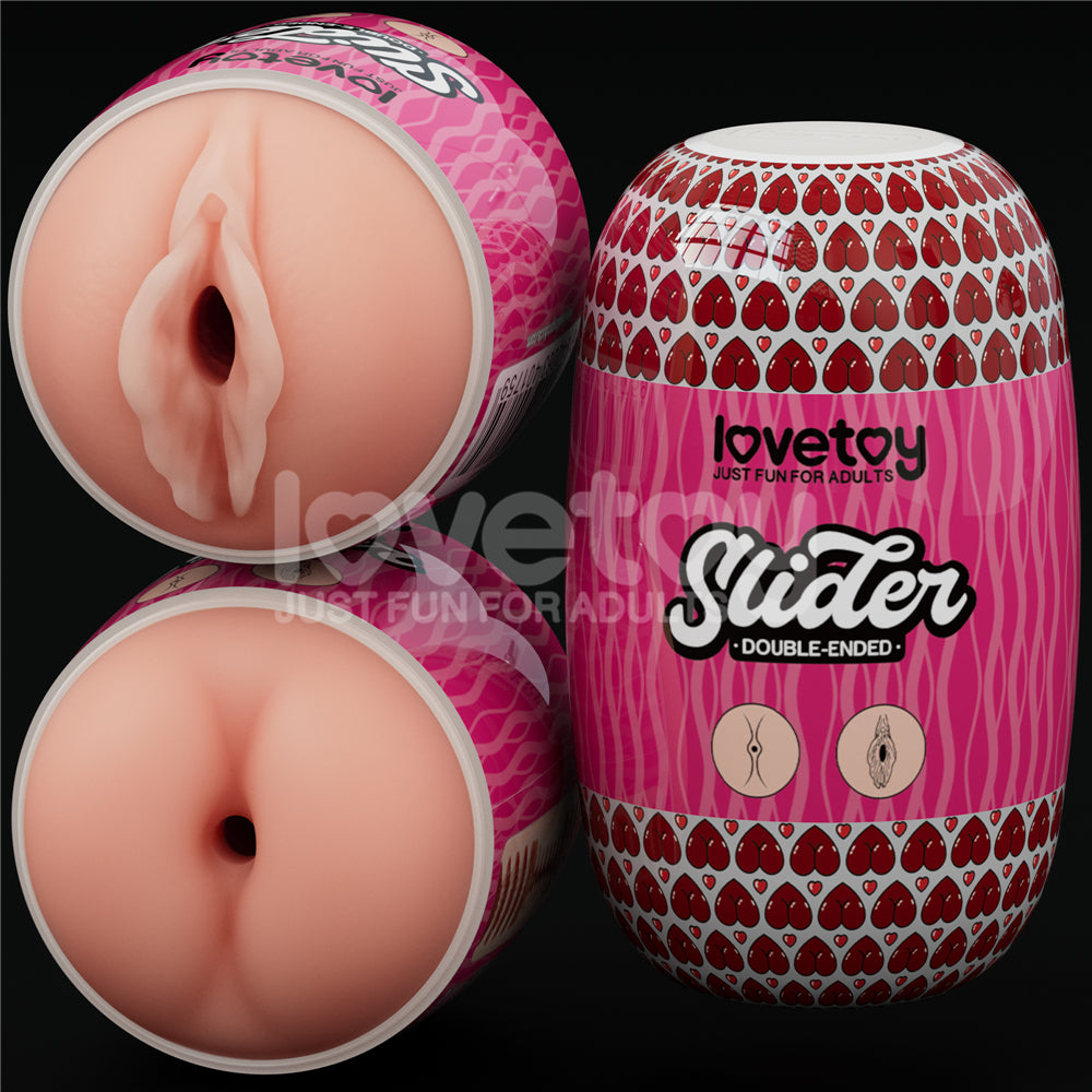 Lovetoy Slider Double-Ended Masturbator Ass and Vagina