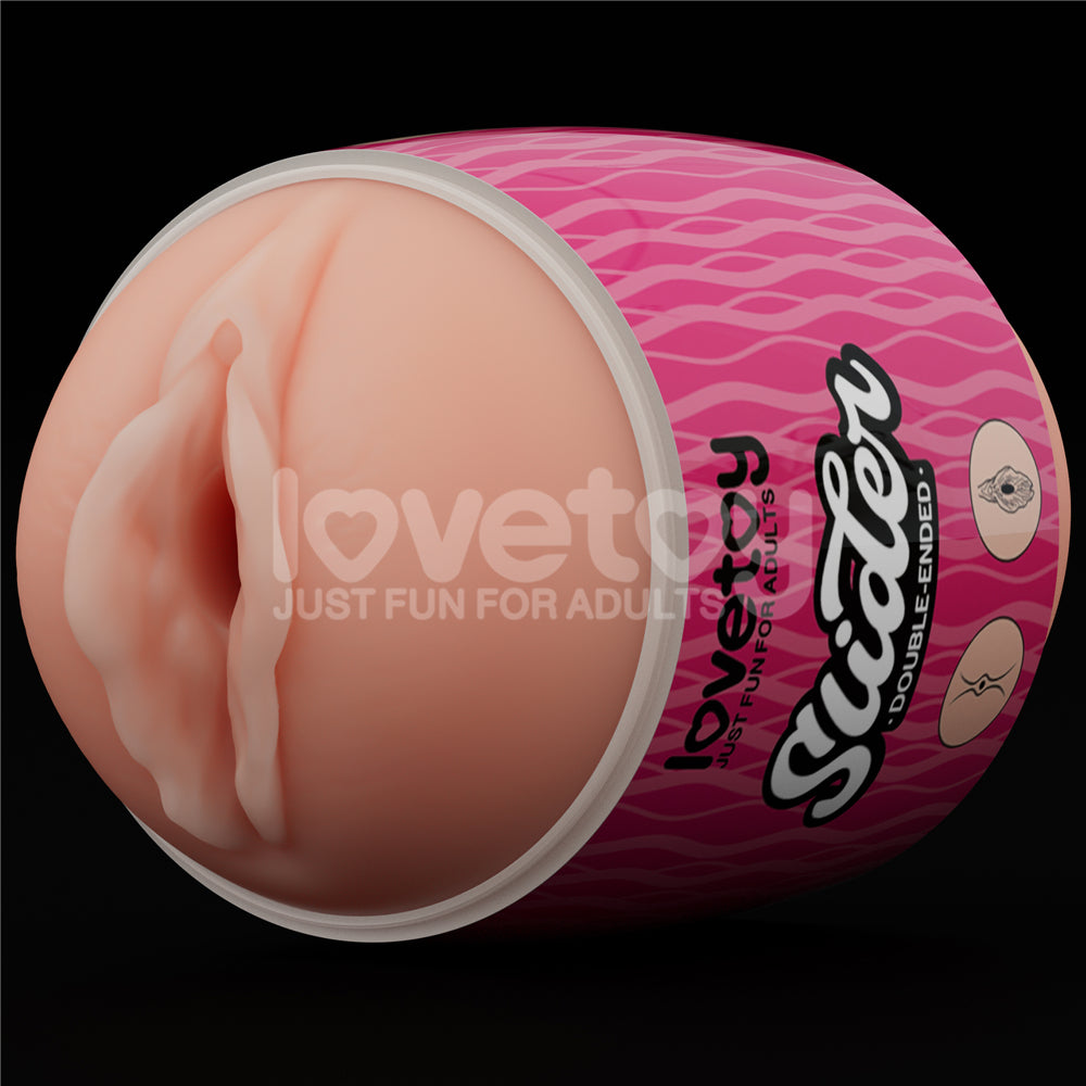 Lovetoy Slider Double-Ended Masturbator Ass and Vagina