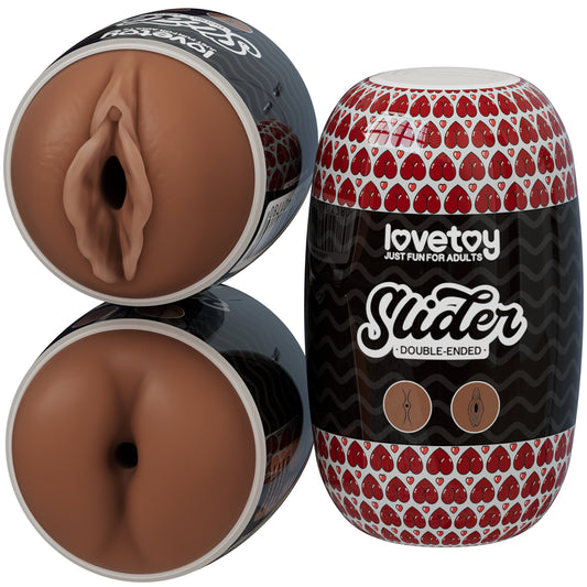 Lovetoy Slider Double-Ended Masturbator Ass and Vagina