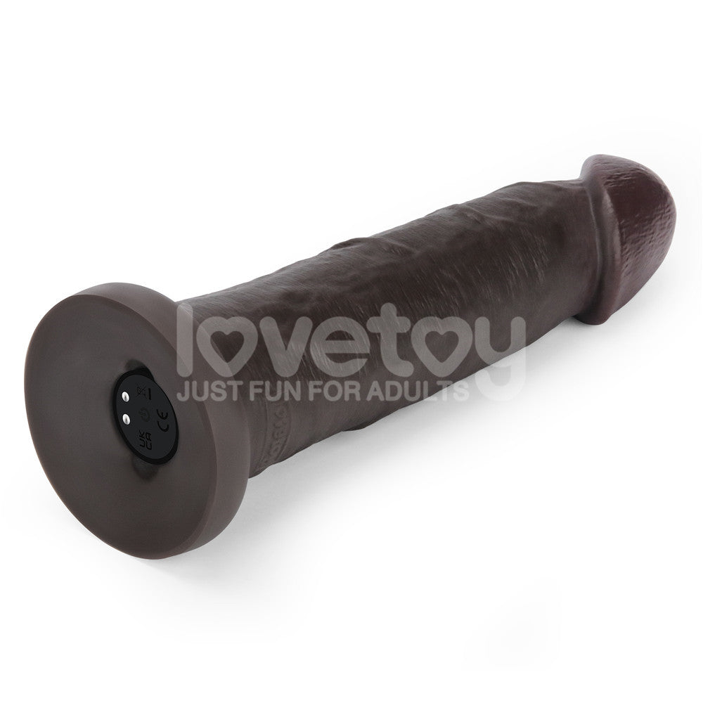 Lovetoy Remote Control Rechargeable Vibrating Sliding Skin Pro II Silicone Dildo 9 inch