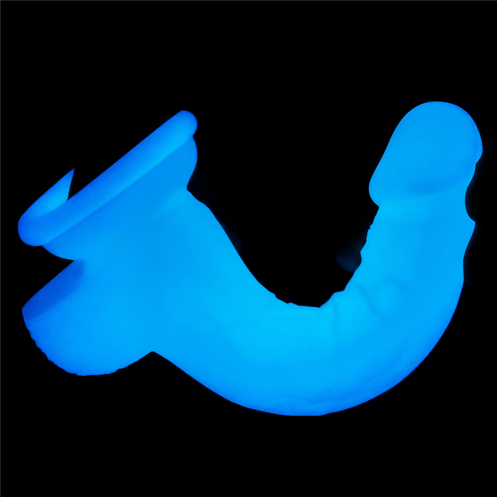 Lovetoy Lumino Play Glow in the Dark Silicone Dildo 7 inch