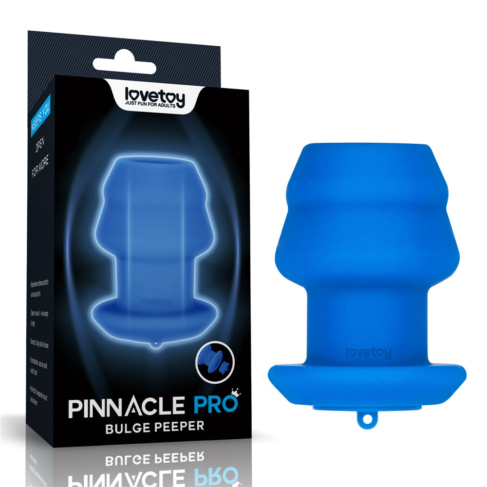 Lovetoy Pinnacle Pro Bulge Peeper Hollow Silicone Anal Dilator with Plug