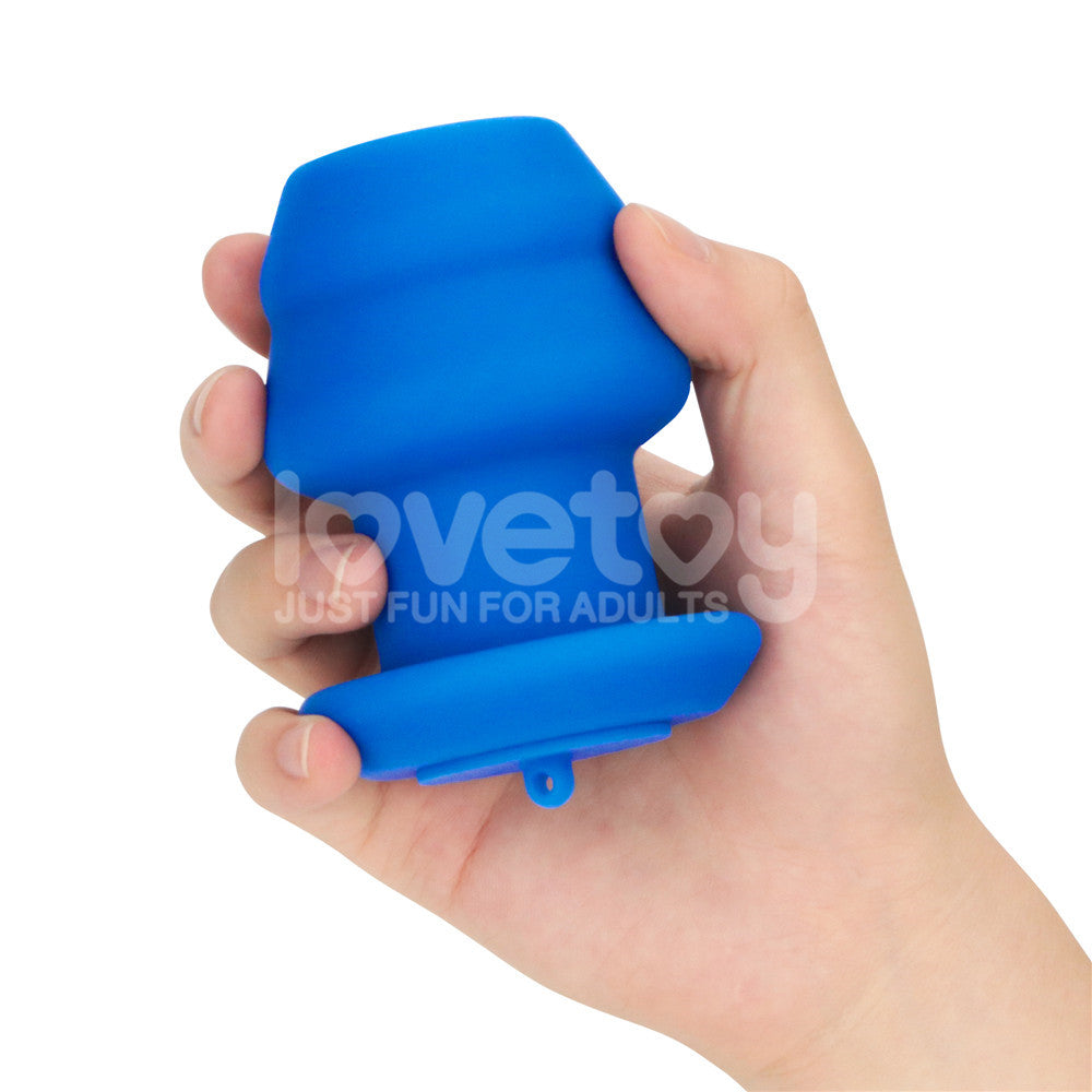 Lovetoy Pinnacle Pro Bulge Peeper Hollow Silicone Anal Dilator with Plug