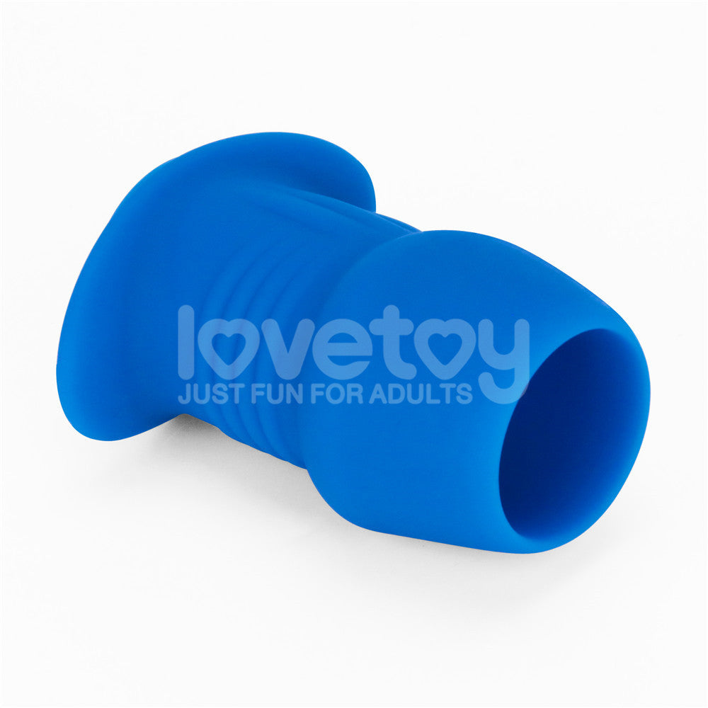 Lovetoy Pinnacle Pro Ribbed Peeper Hollow Silicone Anal Dilator with Plug
