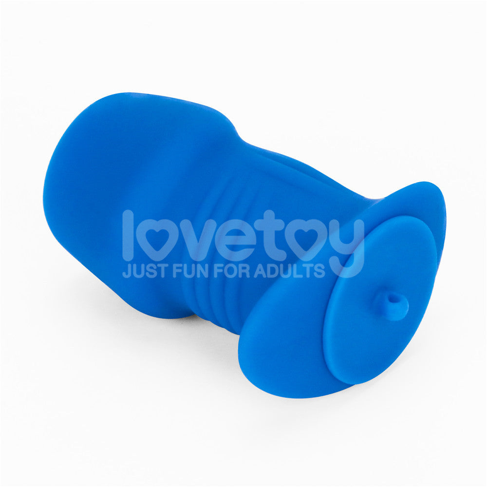 Lovetoy Pinnacle Pro Ribbed Peeper Hollow Silicone Anal Dilator with Plug