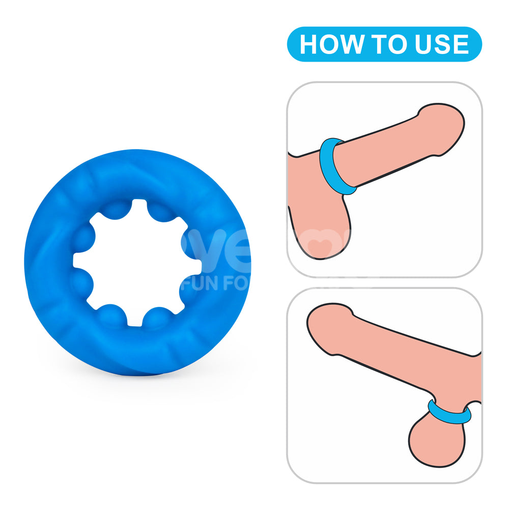 Lovetoy Pinnacle Pro Ridge Bump Stretcher - Penis Ring