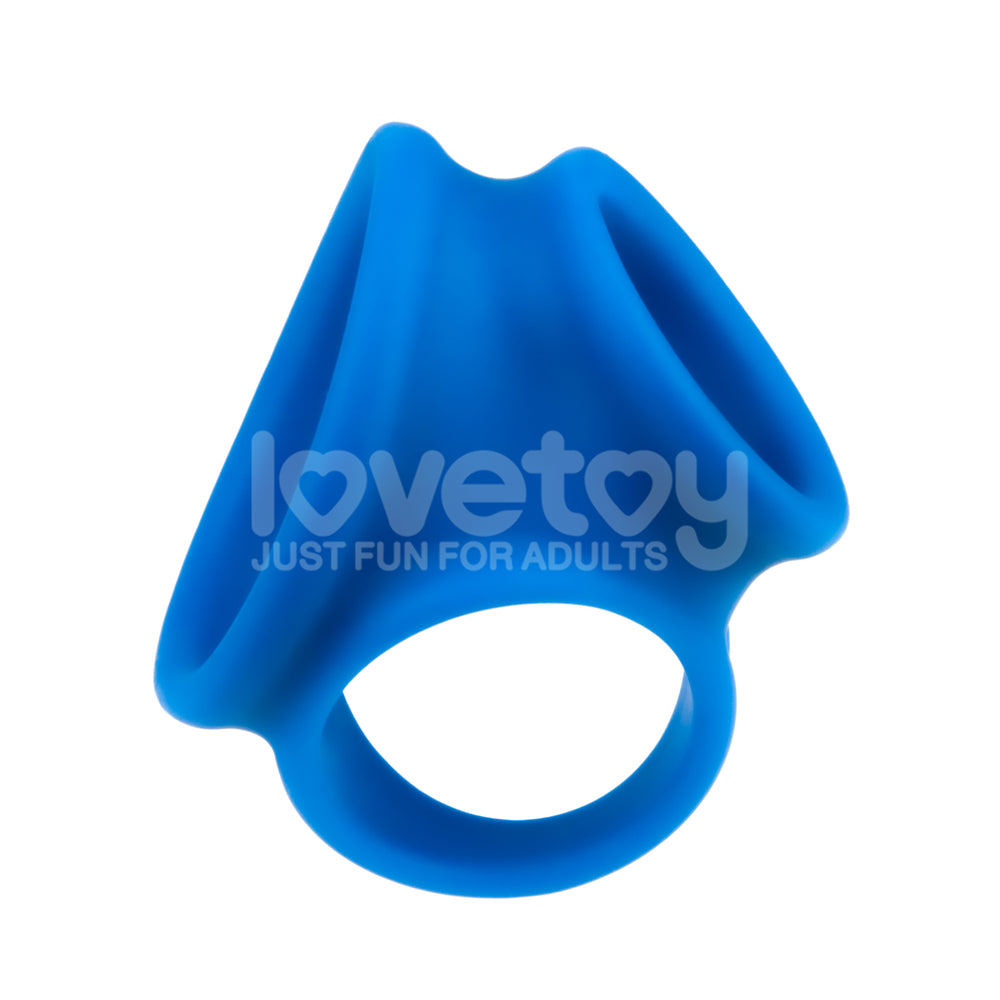 Lovetoy Pinnacle Pro Trio Grip Enhancer Sleeve - Penis & Ball Divider