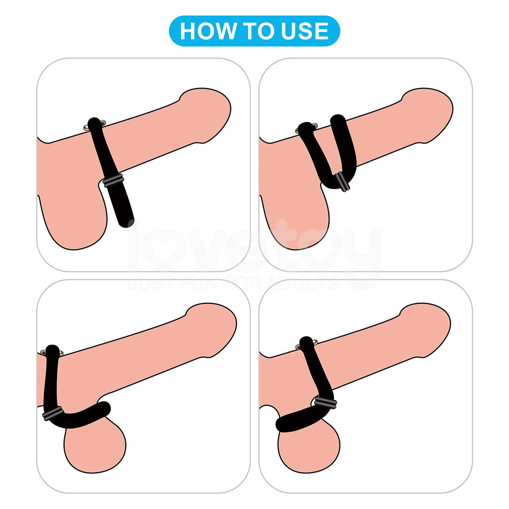 Lovetoy Pinnacle Pro Anyfit Plus Stretcher - Penis Ring & Ball Stretcher
