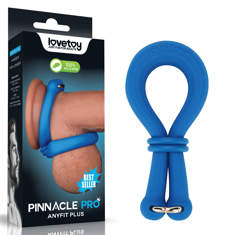 Lovetoy Pinnacle Pro Anyfit Plus Stretcher - Penis Ring & Ball Stretcher