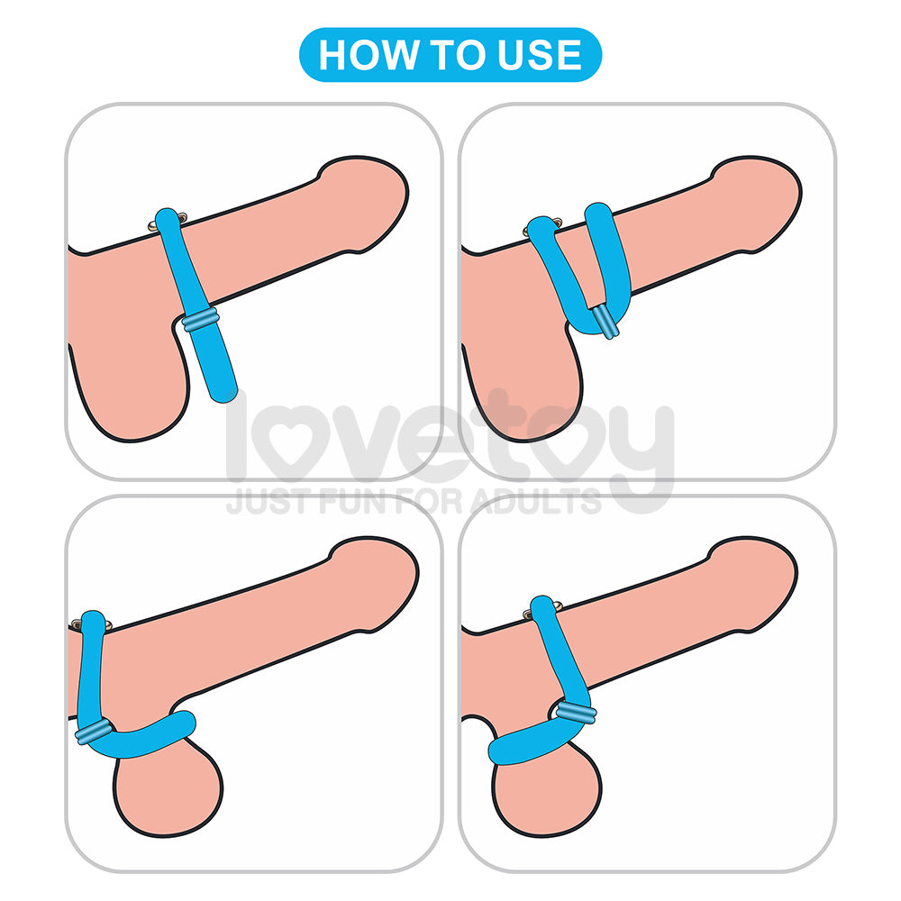 Lovetoy Pinnacle Pro Anyfit Plus Stretcher - Penis Ring & Ball Stretcher