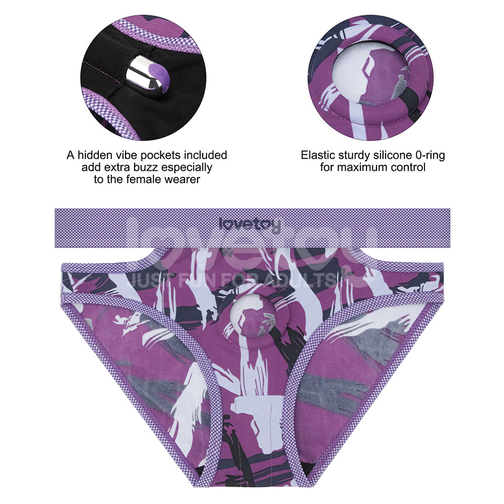 Lovetoy Ingen Violet Panty Strap On Harness
