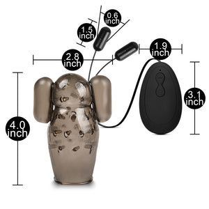 2 Bullet Penis Head Vibrator I with Remote, 20 Function