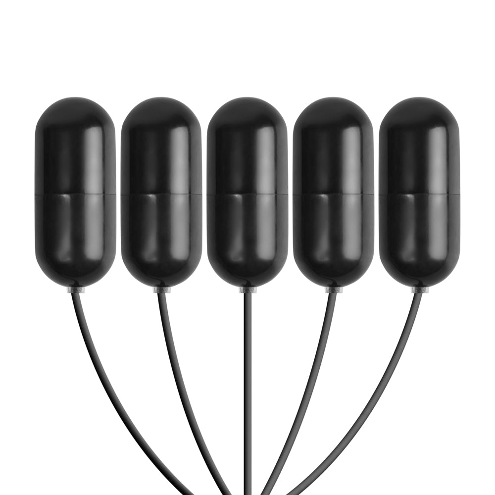 USB Powered 5 Bullet Penis Head Vibrator with Remote, 20 Function honeypleasures USB Powered 5 Bullet Penis Head Vibrator with Remote, 20 Function honeypleasures