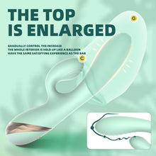 Load image into Gallery viewer, Silicone Inflatable G-Spot Rabbit Vibrator, 10 Function