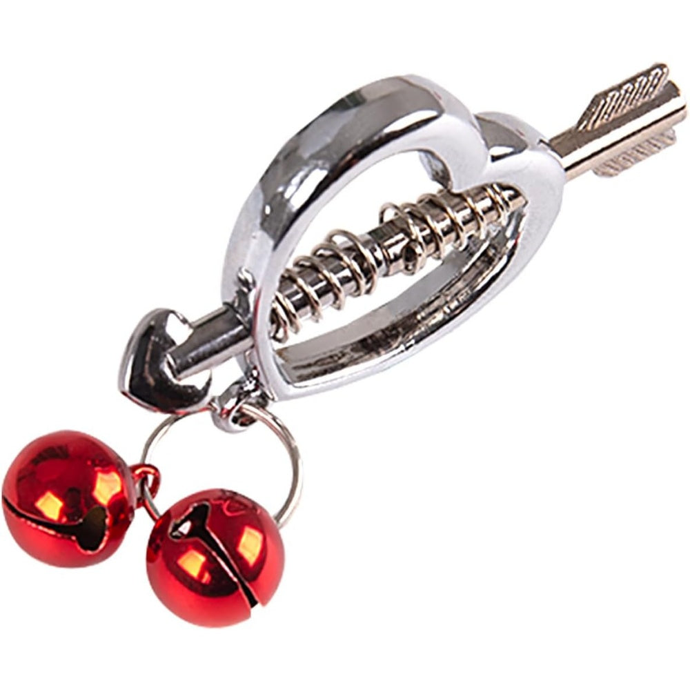 Heart & Arrow Adjustable Nipple Press with Bells