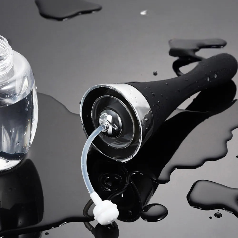 Automatic Rechargeable Anal Douche 10.5 fl oz 3 Function