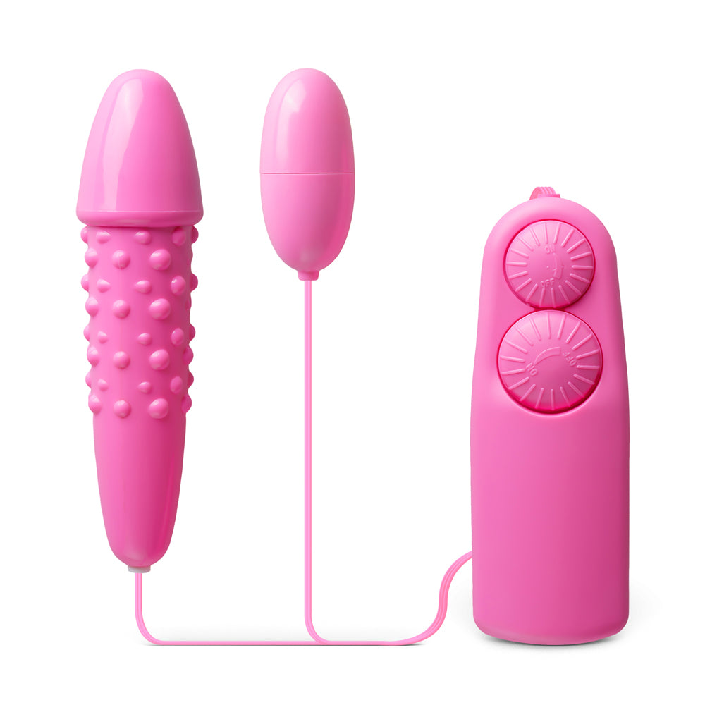 Wired Remote Multi-Speed Battery-Operated Dual Vibrating Eggs