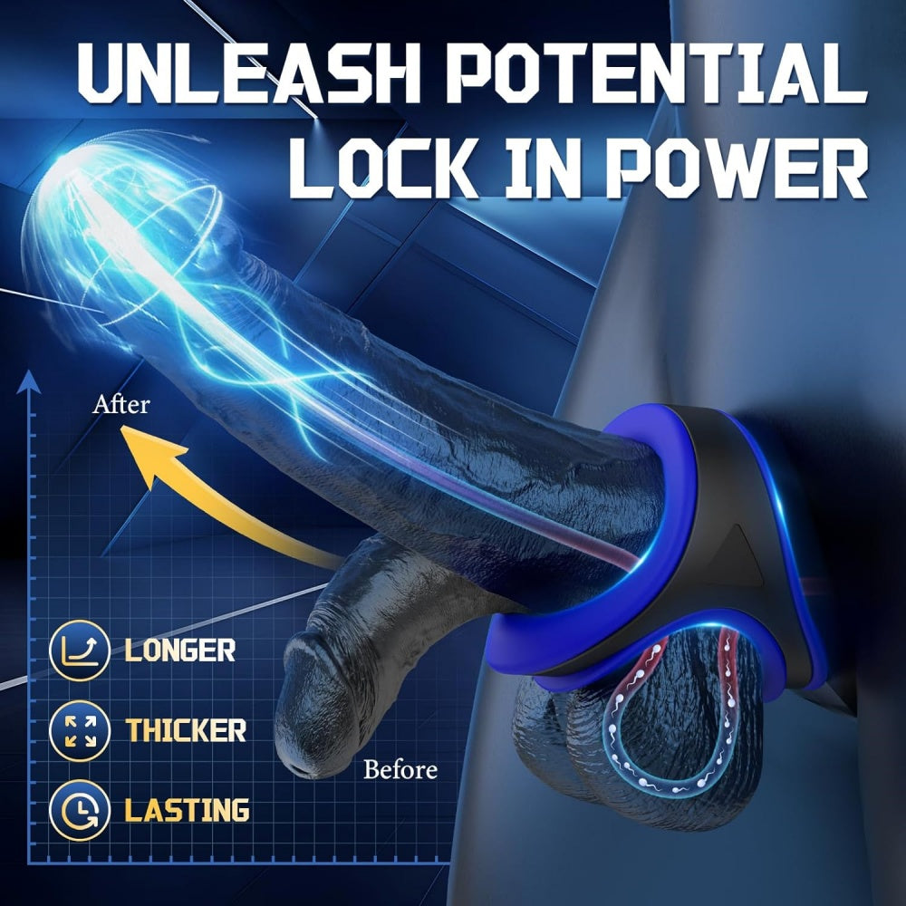 Twin Silicone Cock and Ball Sling Set