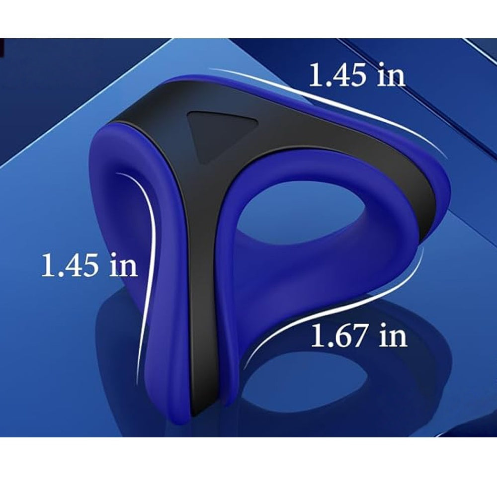 Twin Silicone Cock and Ball Sling Set