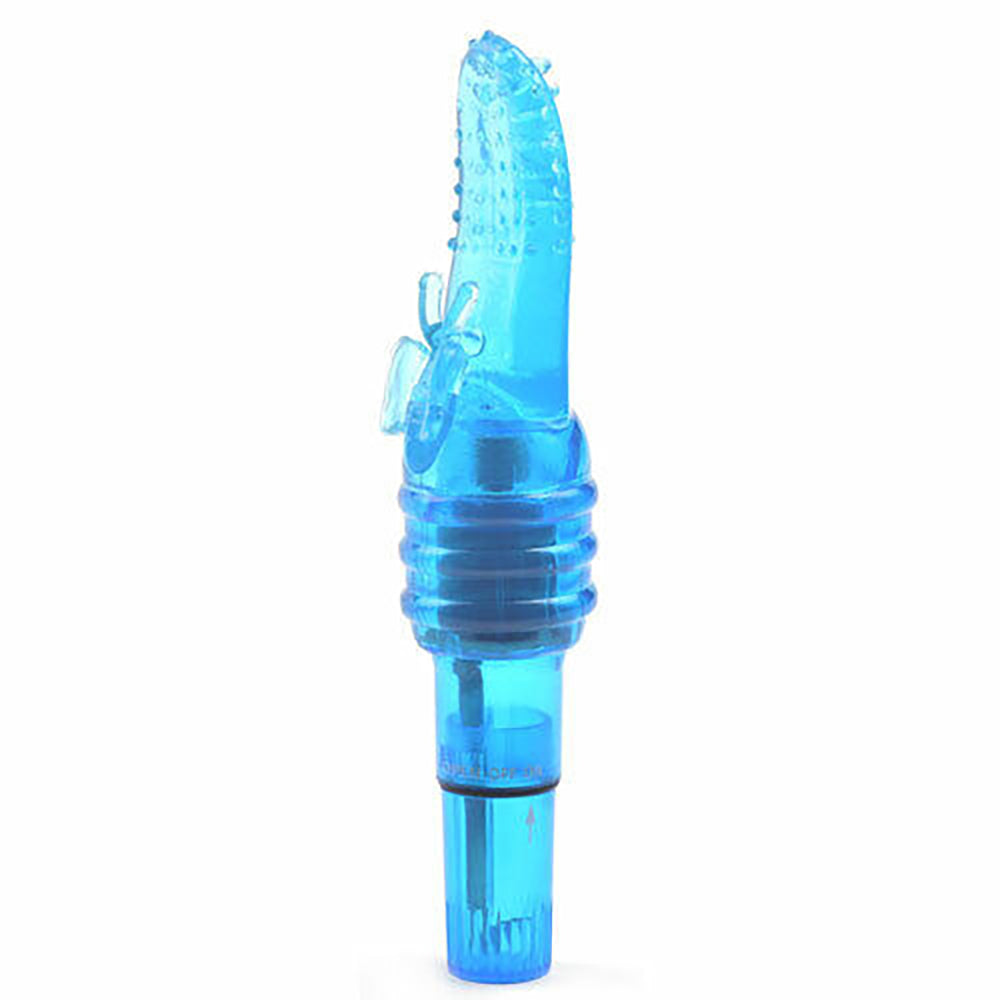 Tongue Vibrator with Fluttering Butterfly, 6.5 inch