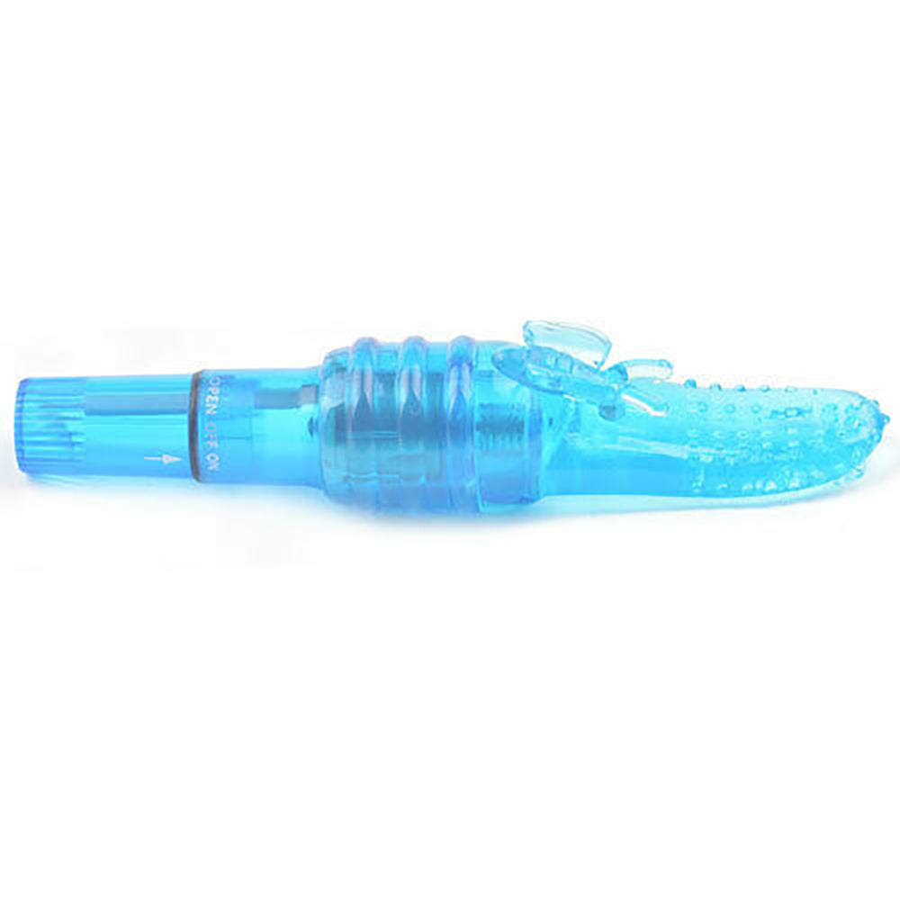 Tongue Vibrator with Fluttering Butterfly, 6.5 inch