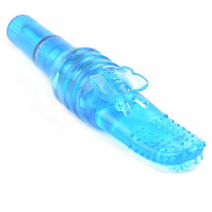 Tongue Vibrator with Fluttering Butterfly, 6.5 inch