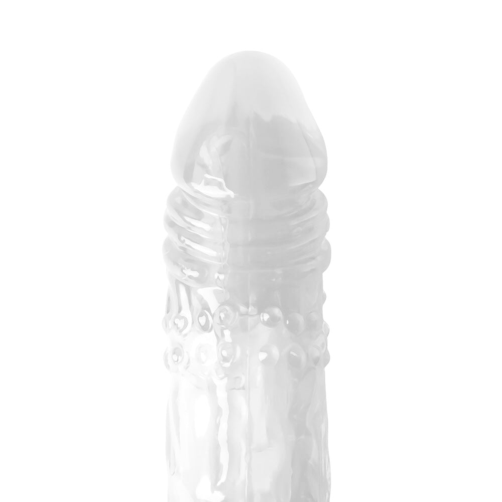Extra 2 inch Realistic Penis Extender, 7.2 inch