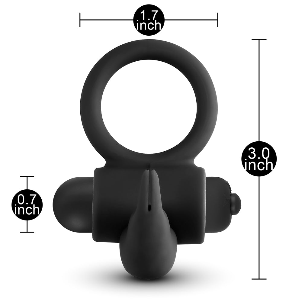 Silicone Vibrating Rabbit Penis Ring