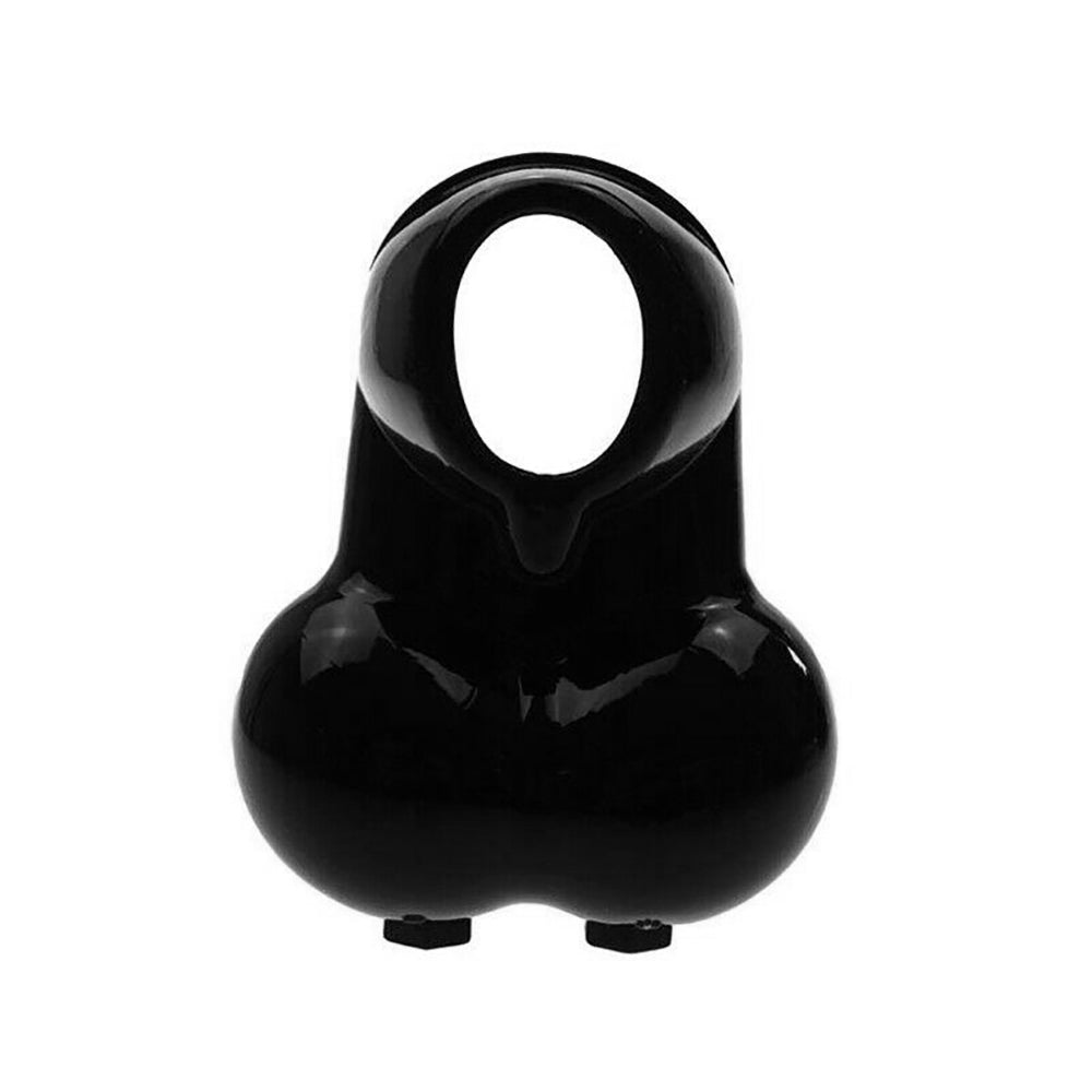 Scrotum Squeeze Ball Bag with Cock Ring