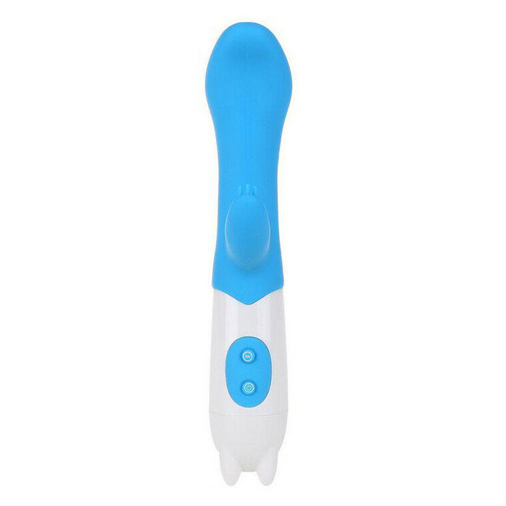 Bulbous Tip Rabbit Vibrator with Nub Clitoral Ticklers, 6 Function