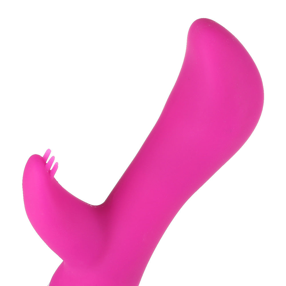 Bulbous Tip Rabbit Vibrator with Nub Clitoral Ticklers, 6 Function