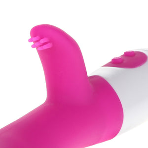 Bulbous Tip Rabbit Vibrator with Nub Clitoral Ticklers, 6 Function