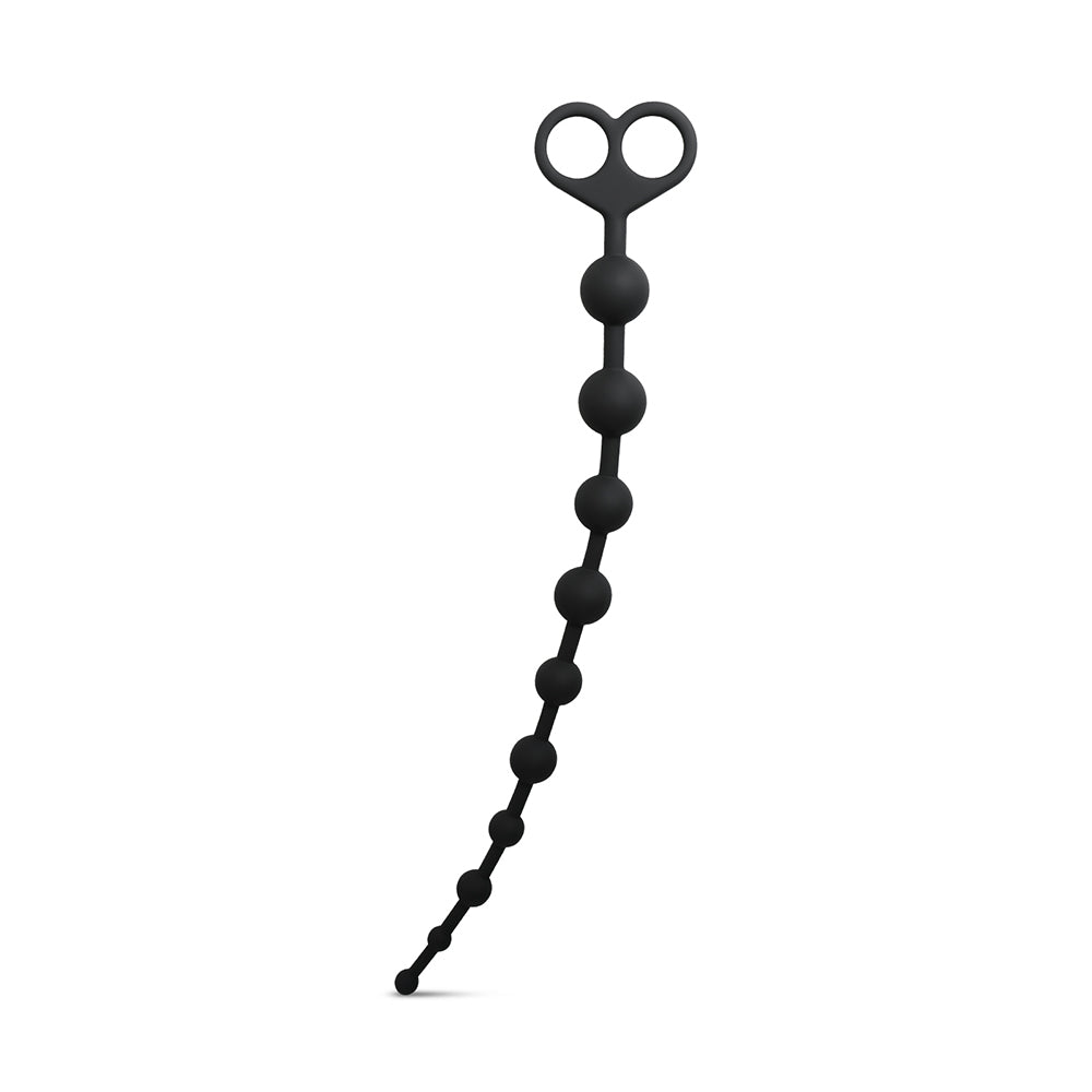 10 Bead Silicone Graduated Anal Beads 13 inch