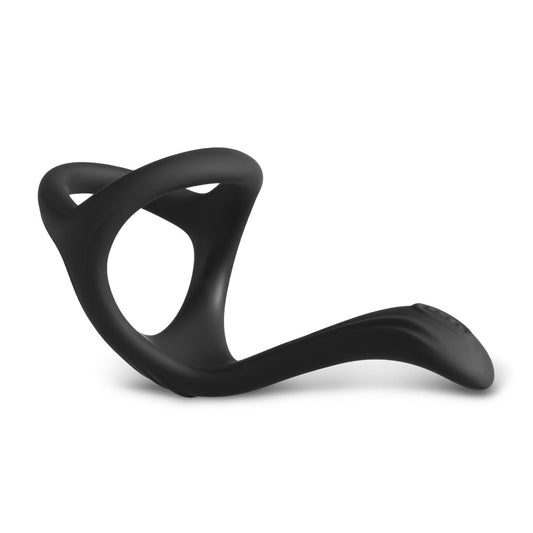 Silicone Penis & Ball Ring with Perineum Stimulator (Taint Teaser)