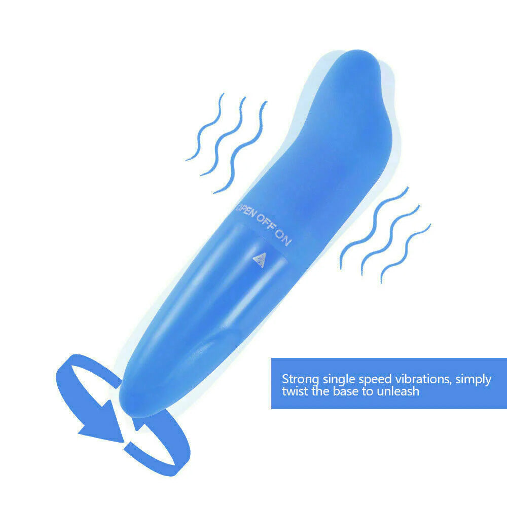 Mini Dolphin Bullet Vibrator, 4.7 inch