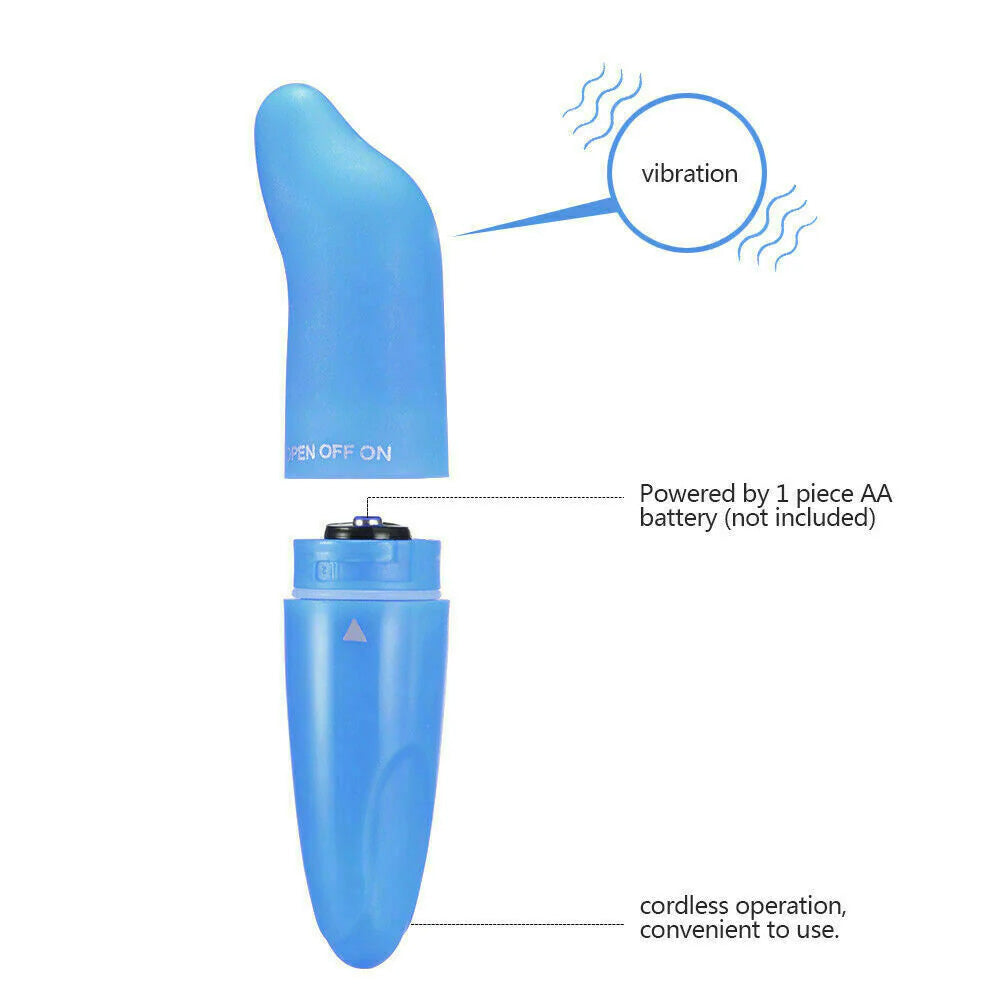 Mini Dolphin Bullet Vibrator, 4.7 inch